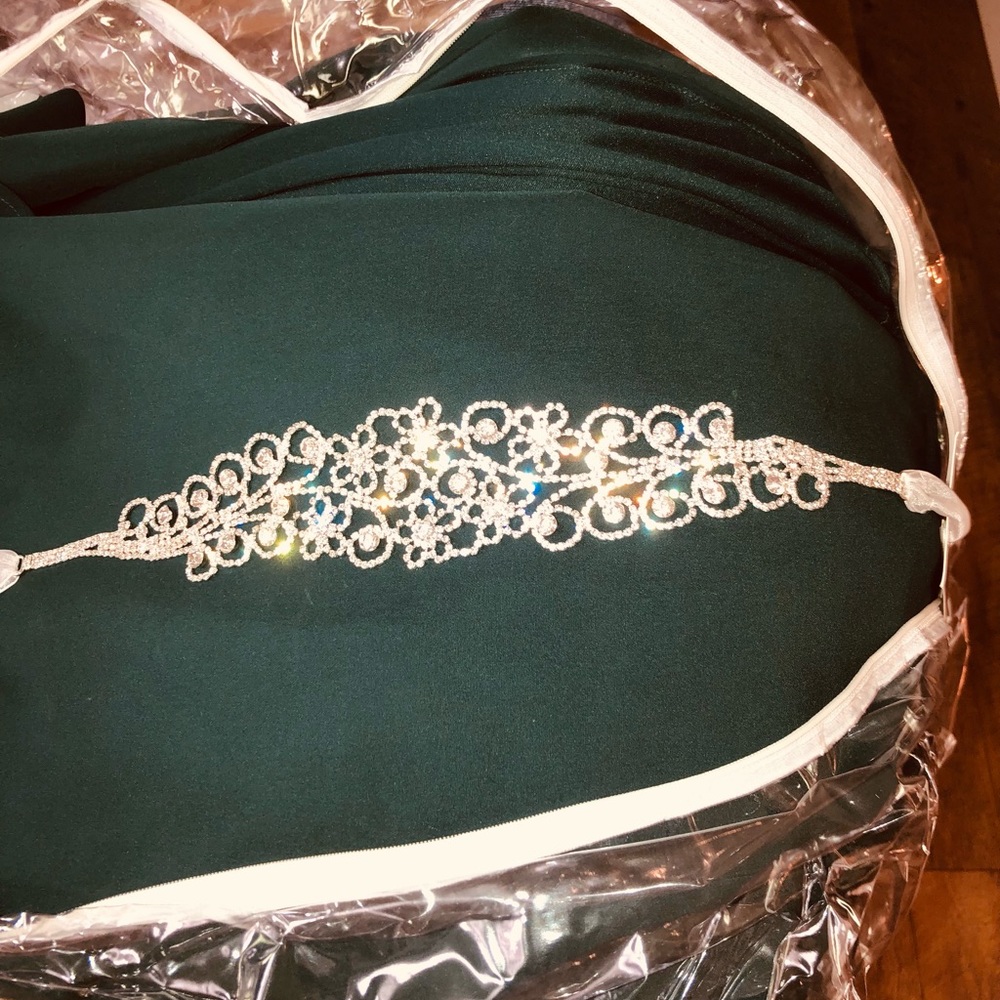 NWOT SP Sophia diamond bridal sash